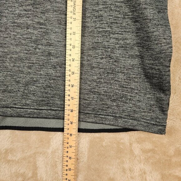 Under Armour Quarter Zip Sweatshirt Loose Fit Gray Long Sleeve Men's Size XL - Picture 4 of 10